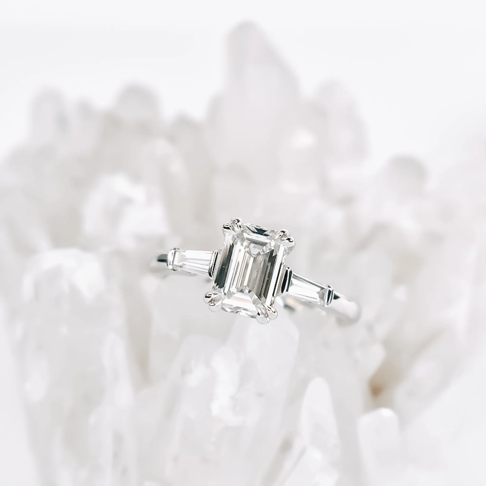 Brooklyn Emerald Cut Engagement Ring