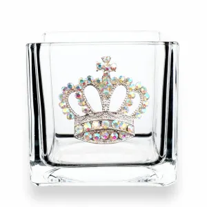 Candle Holder (4x4) Aurora Borealis Crown