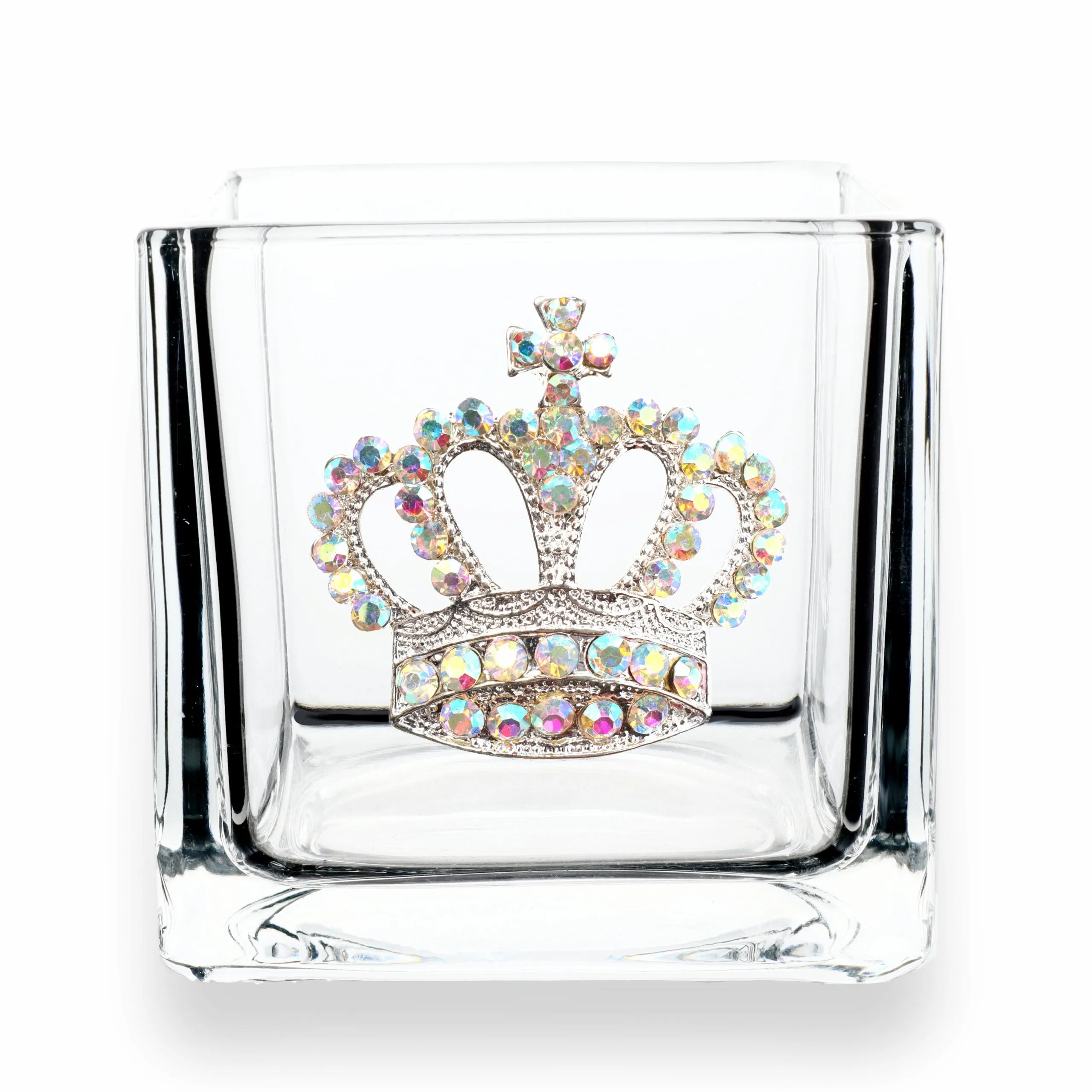 Candle Holder (4x4) Aurora Borealis Crown