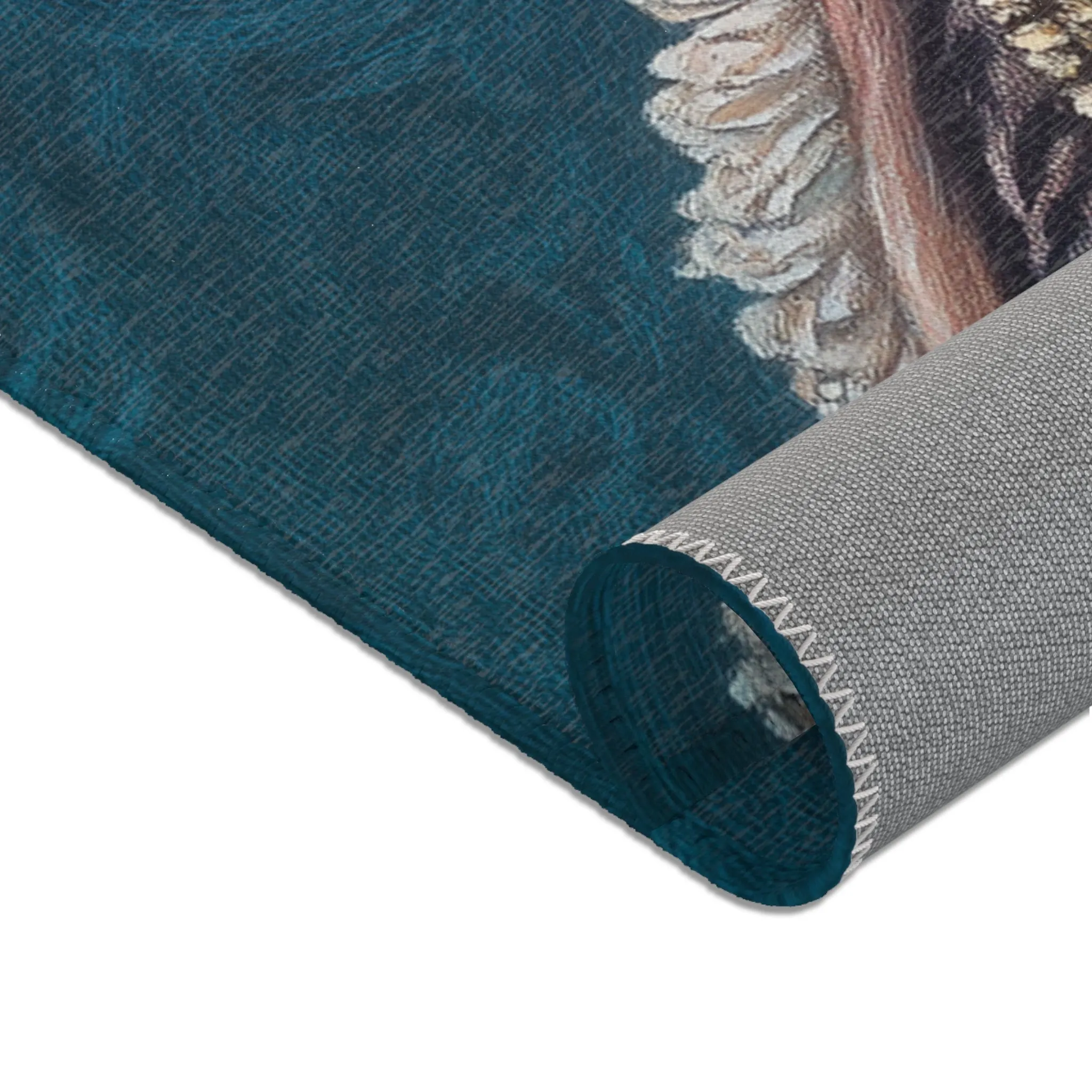 Chic Renaissance Bird Accent Rug