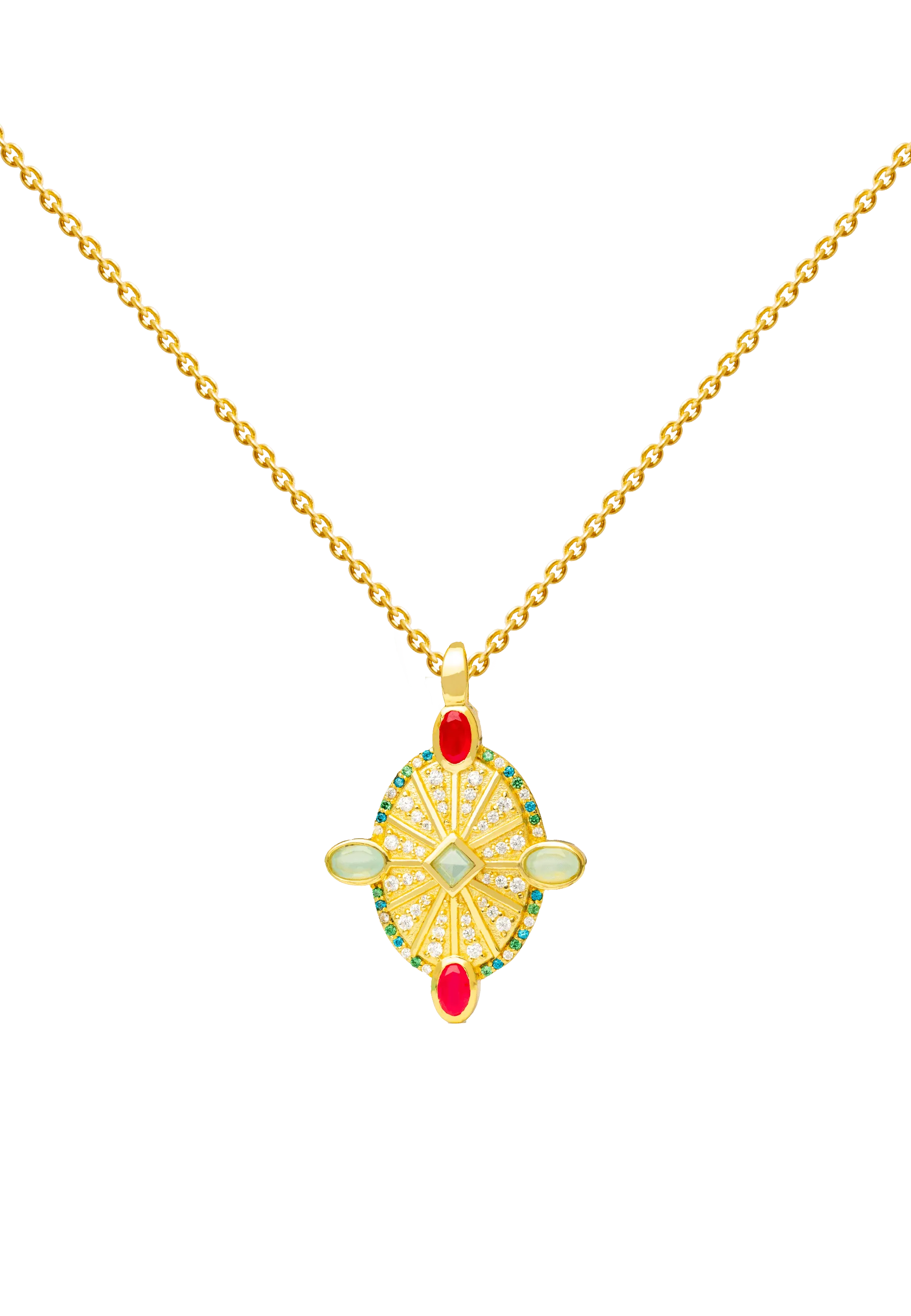 Collar Medalla Odeon Multicolor