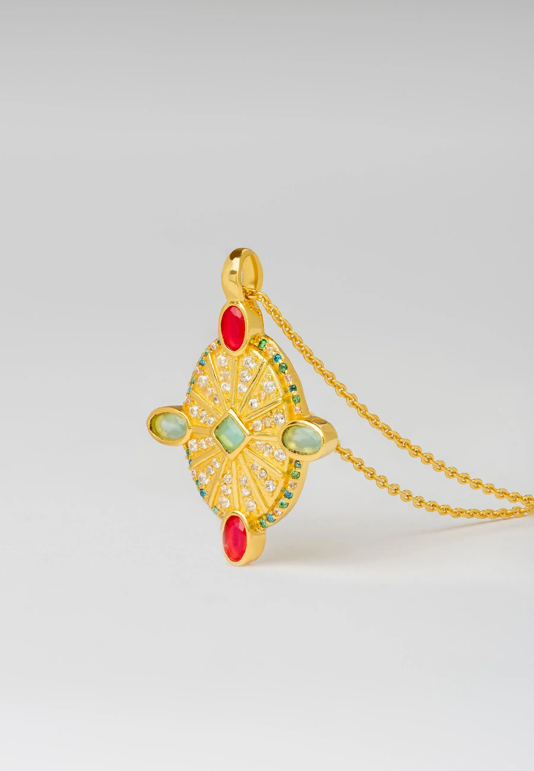 Collar Medalla Odeon Multicolor