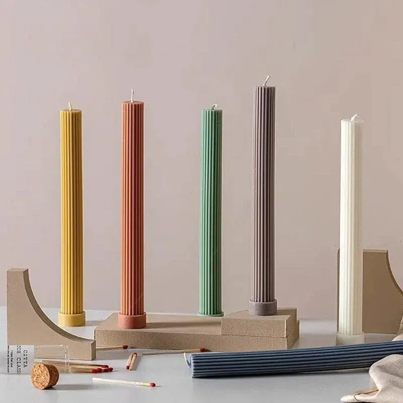 Colorful Column Soy Candle