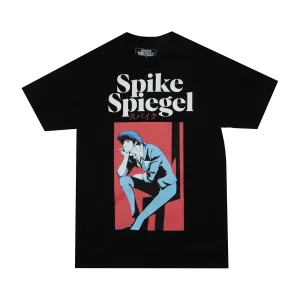 Cowboy Bebop - Spike Art Deco Black Tee