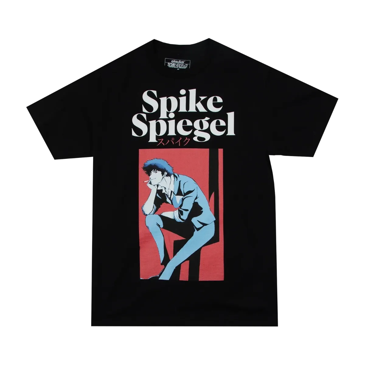 Cowboy Bebop - Spike Art Deco Black Tee