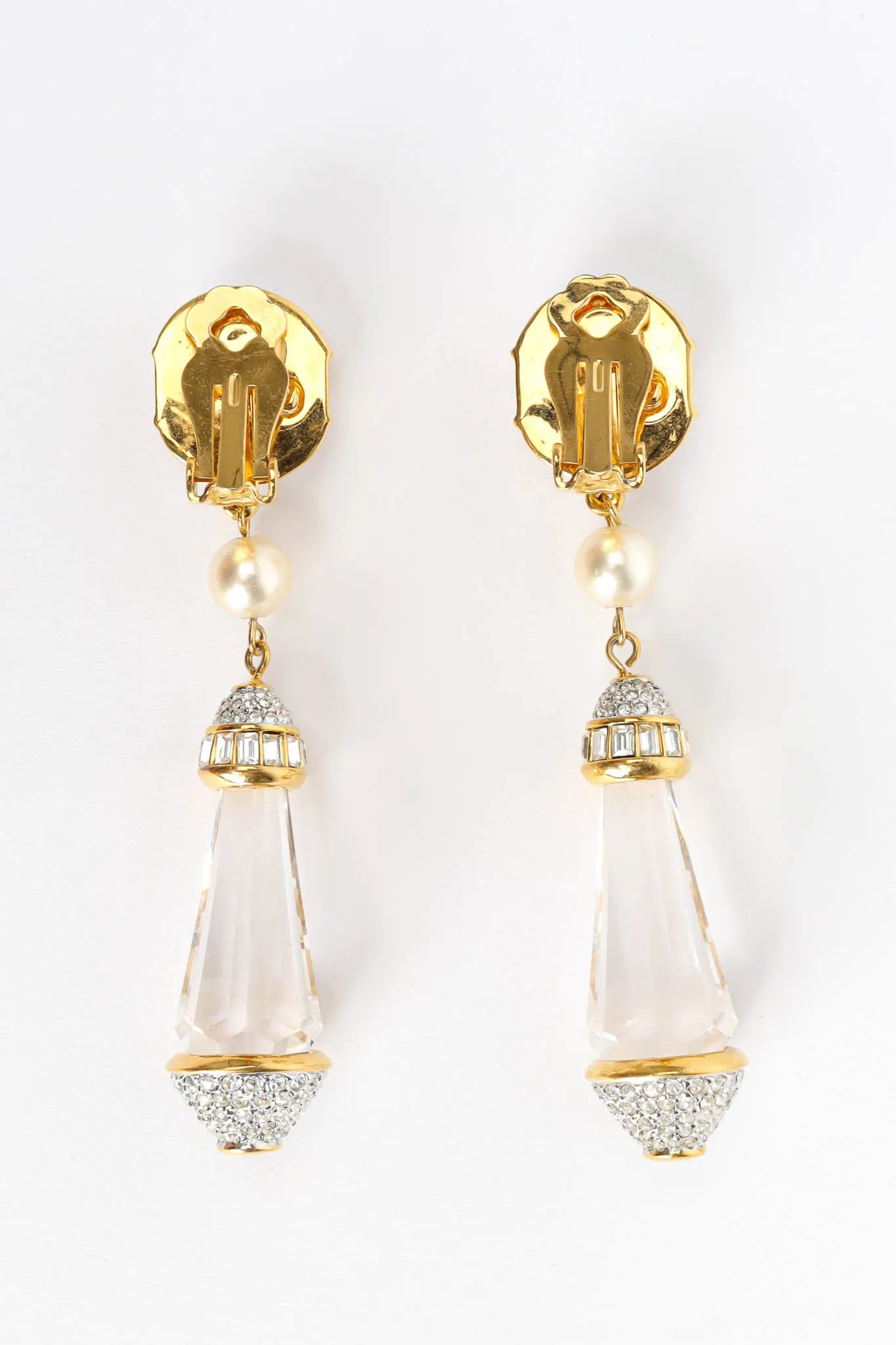 Crystal Prism Drop Earrings