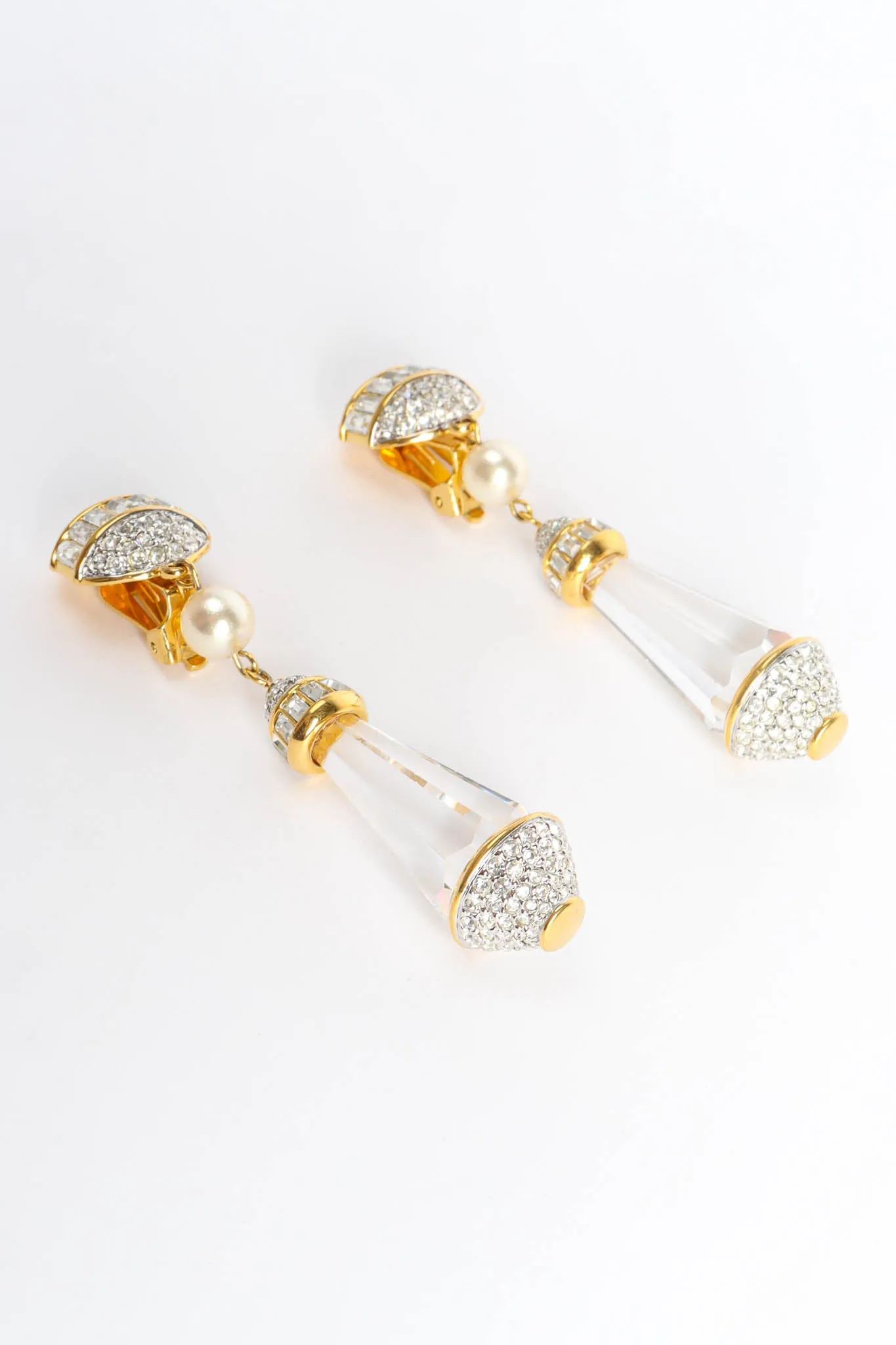 Crystal Prism Drop Earrings