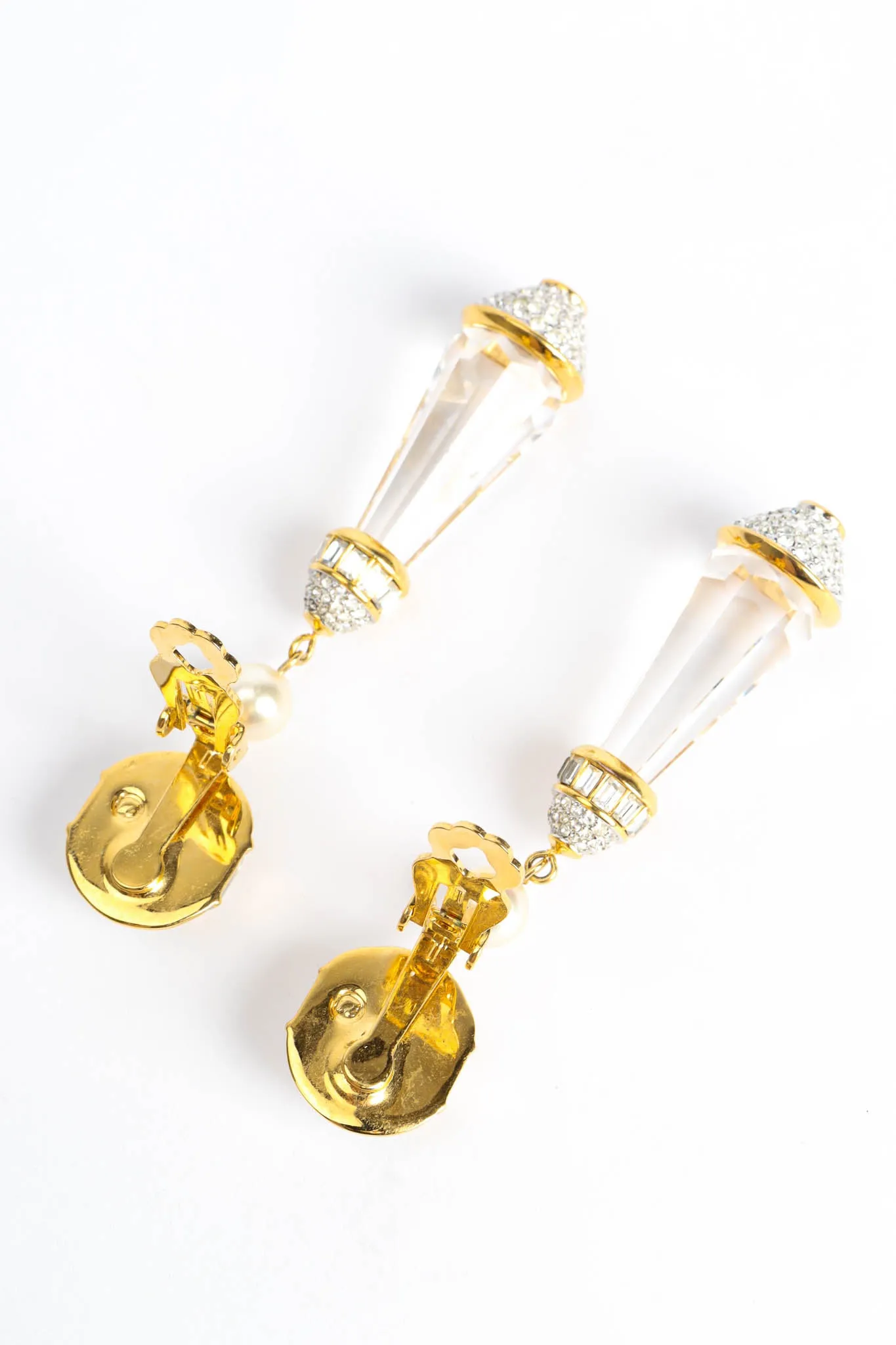 Crystal Prism Drop Earrings