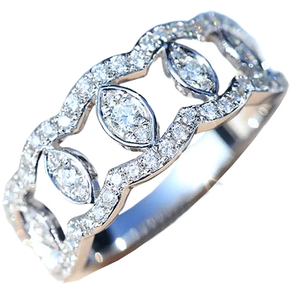 Diamond Art Deco Ring