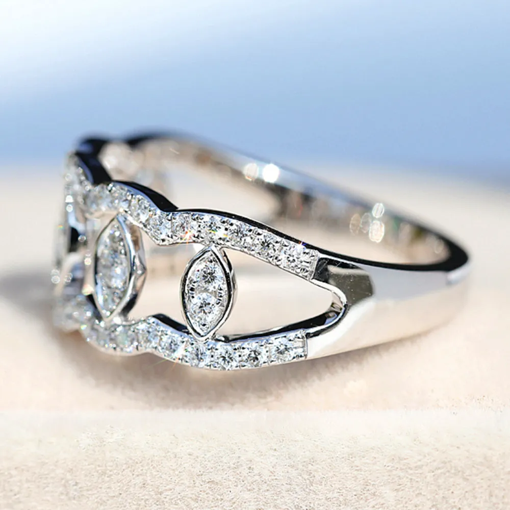 Diamond Art Deco Ring