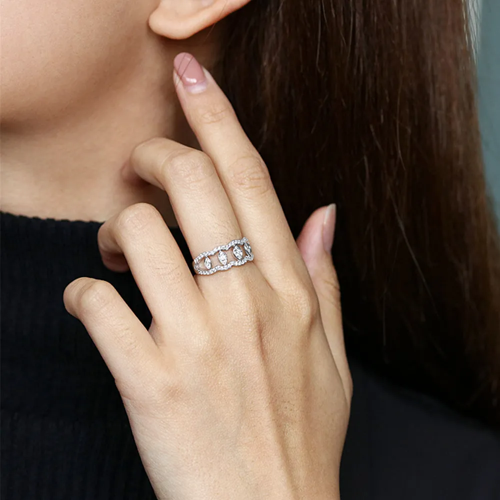 Diamond Art Deco Ring