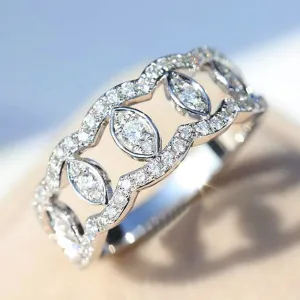 Diamond Art Deco Ring
