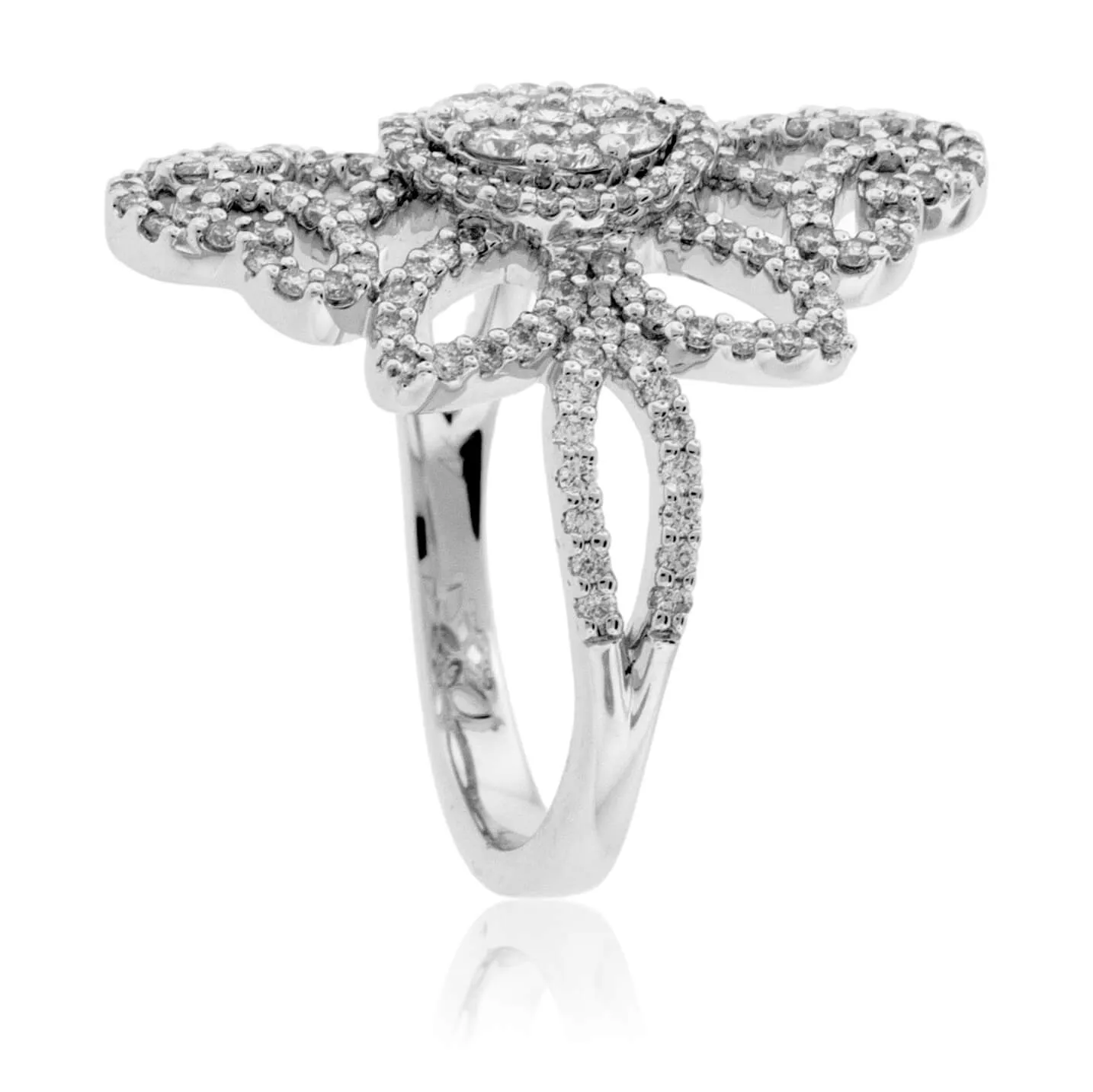 Diamond Art Deco Style Ring