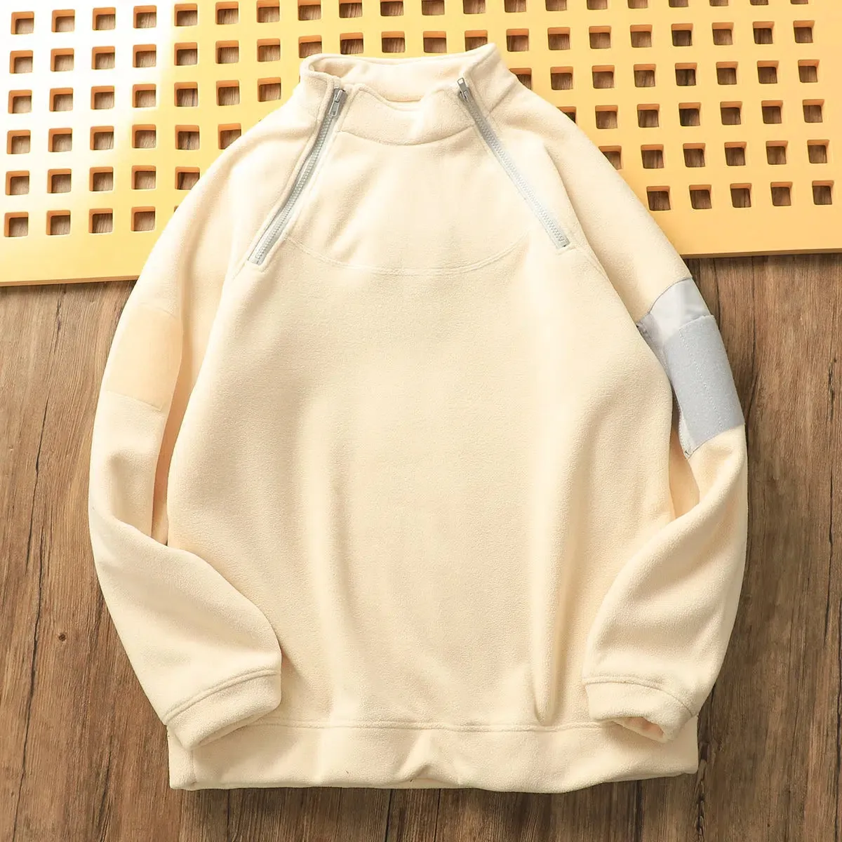 Double-sided Velvet Fleece Pullover