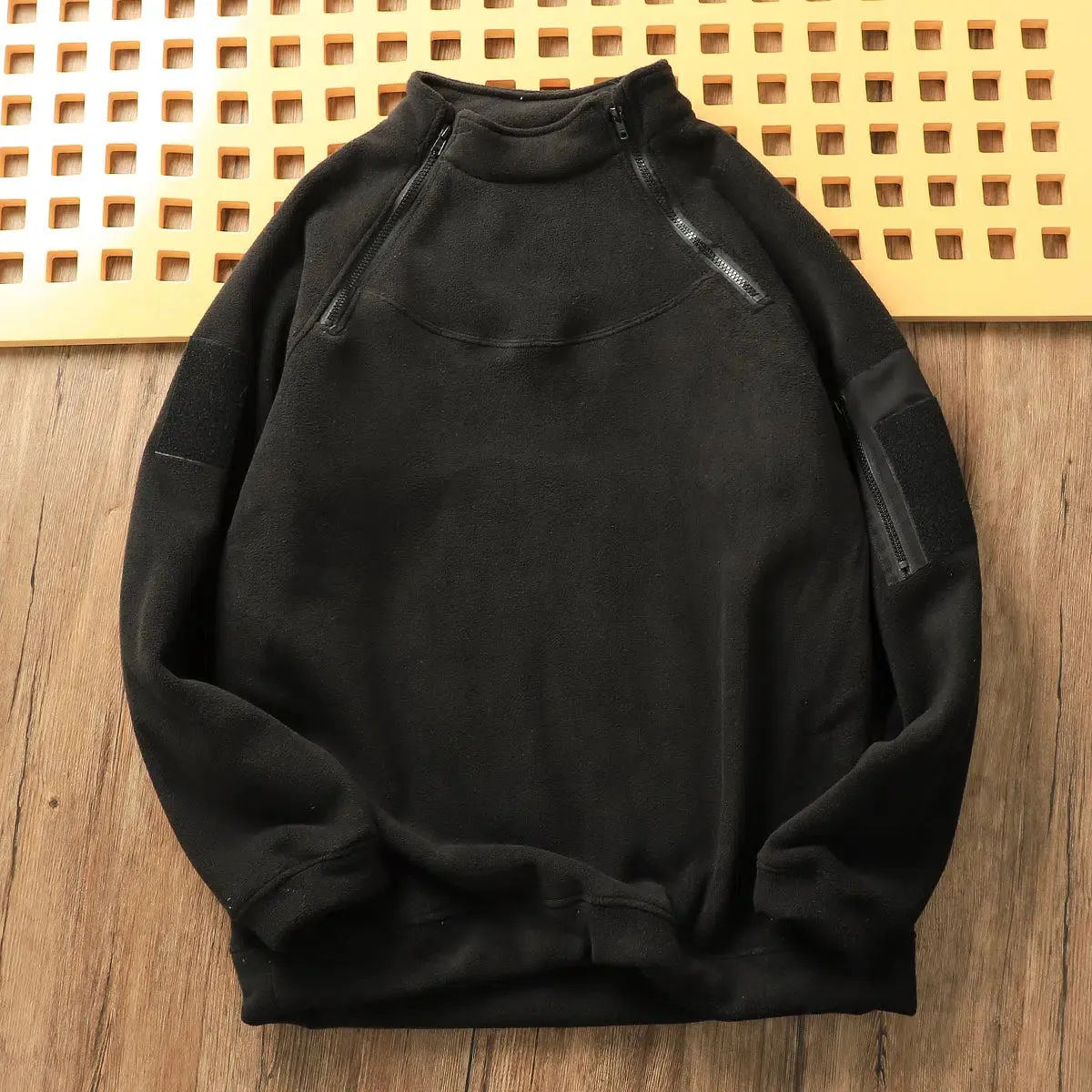 Double-sided Velvet Fleece Pullover