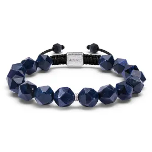 Dumortierite Duo Beads Macrame Bracelet