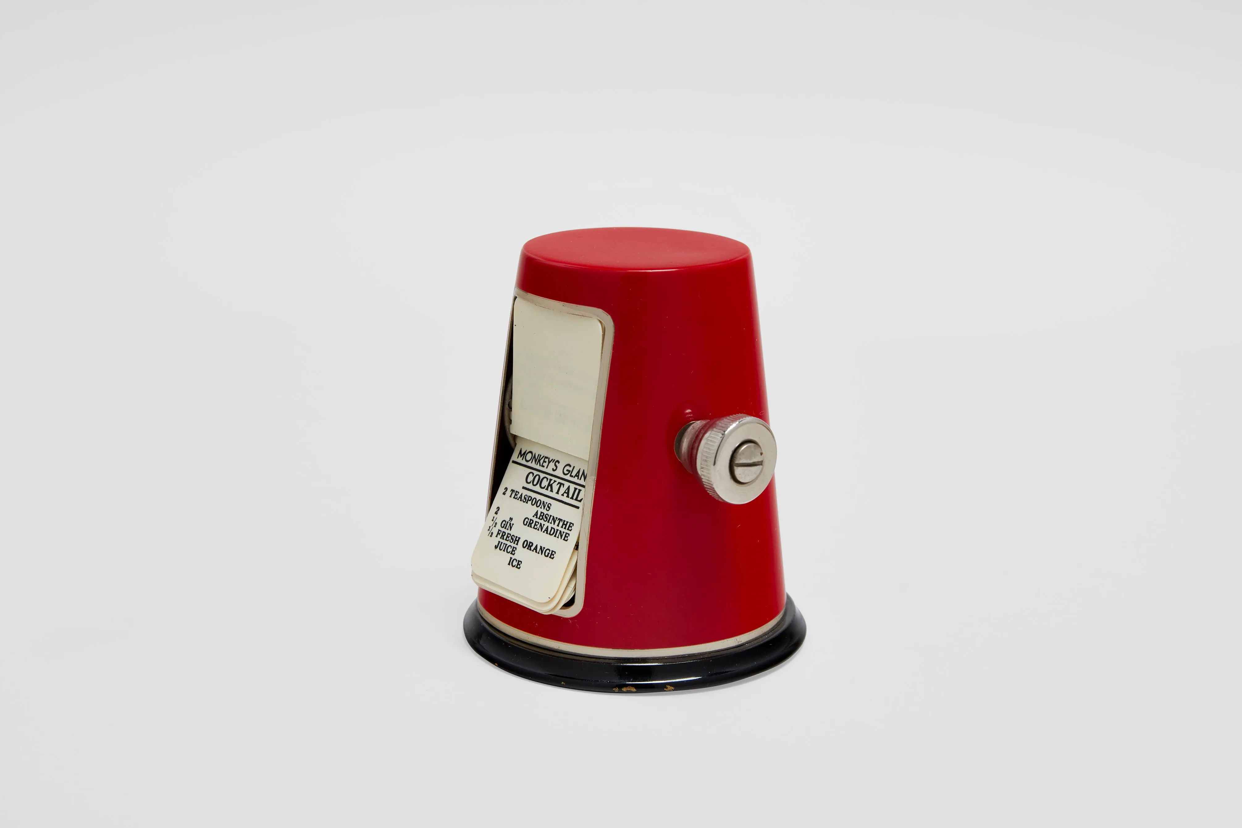 Enamel Cocktail Recipe Menu Holder