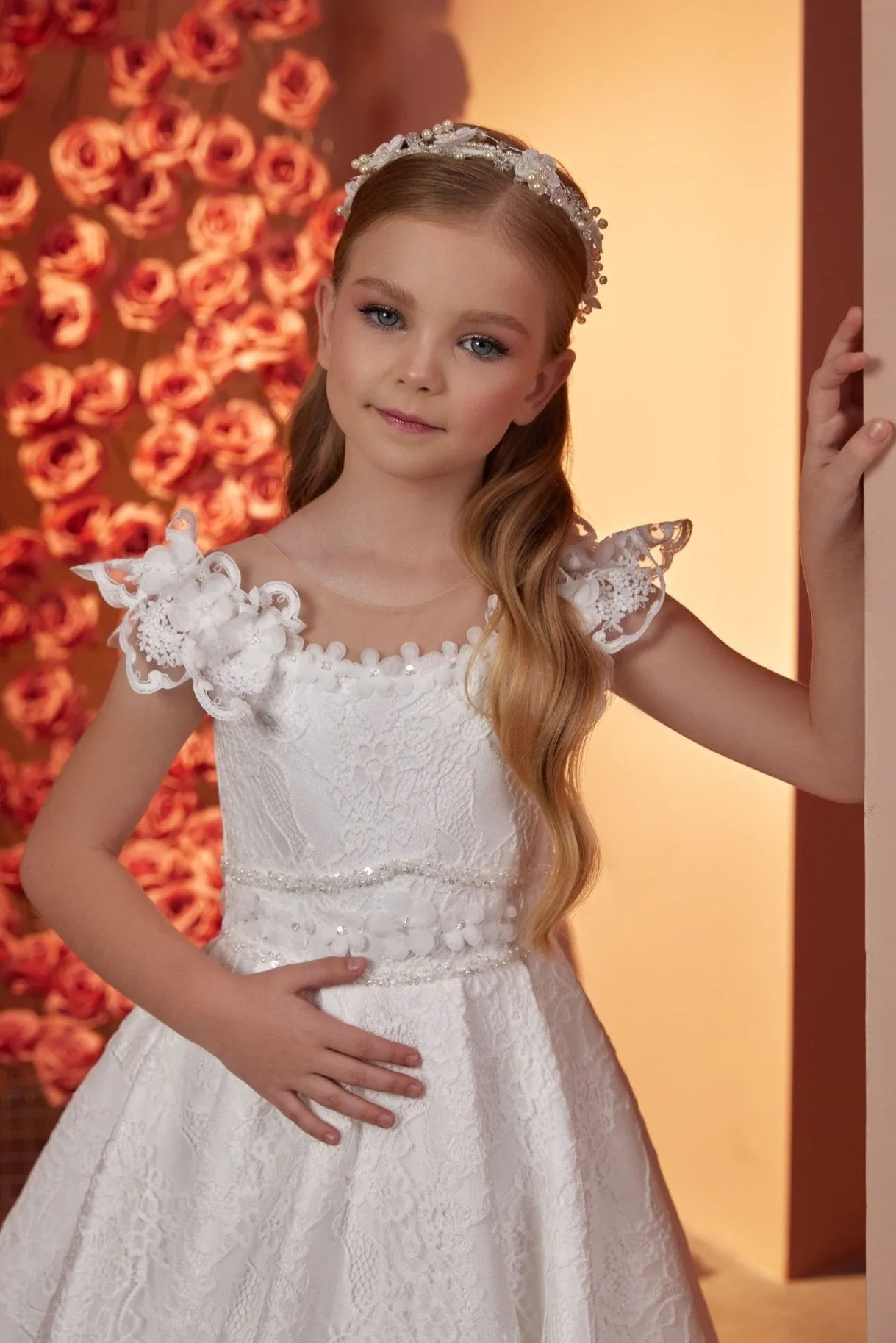 Ethereal Floral Elegance Dress