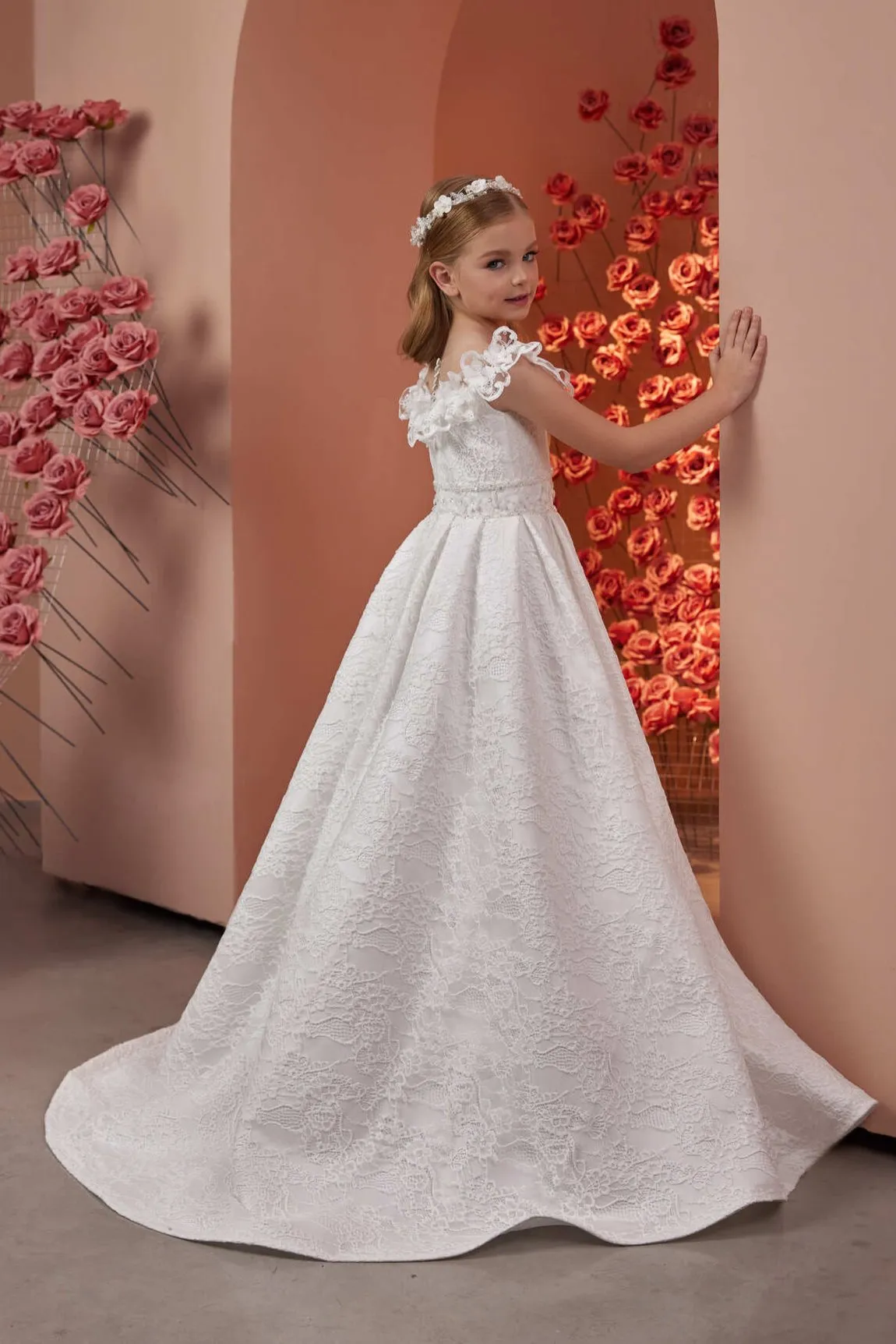 Ethereal Floral Elegance Dress