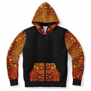 Fire Deco Mandala Zip Hood