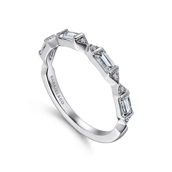 Gatsby Diamond Wedding Band