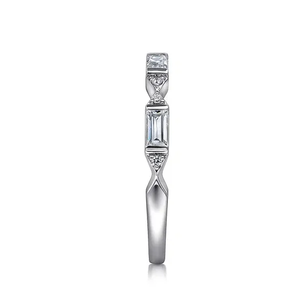 Gatsby Diamond Wedding Band