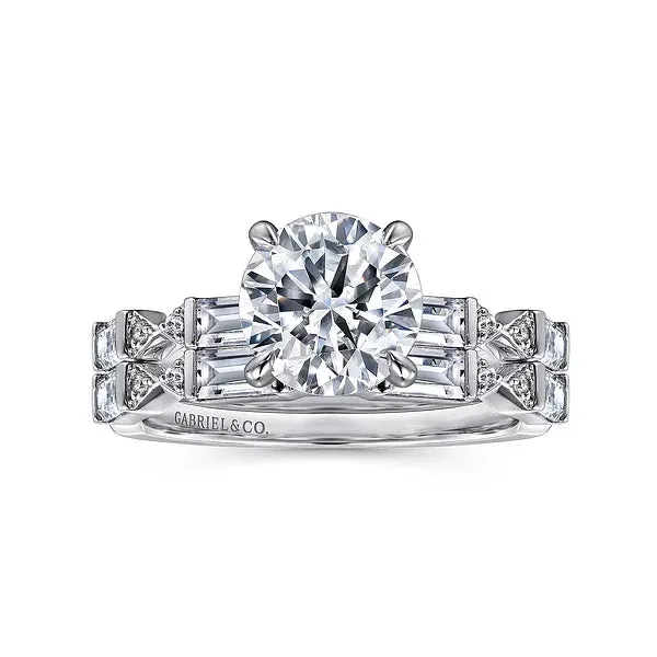 Gatsby Diamond Wedding Band
