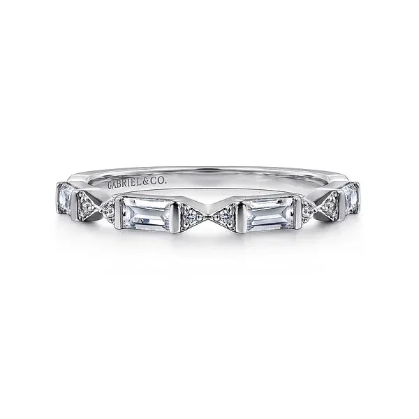 Gatsby Diamond Wedding Band