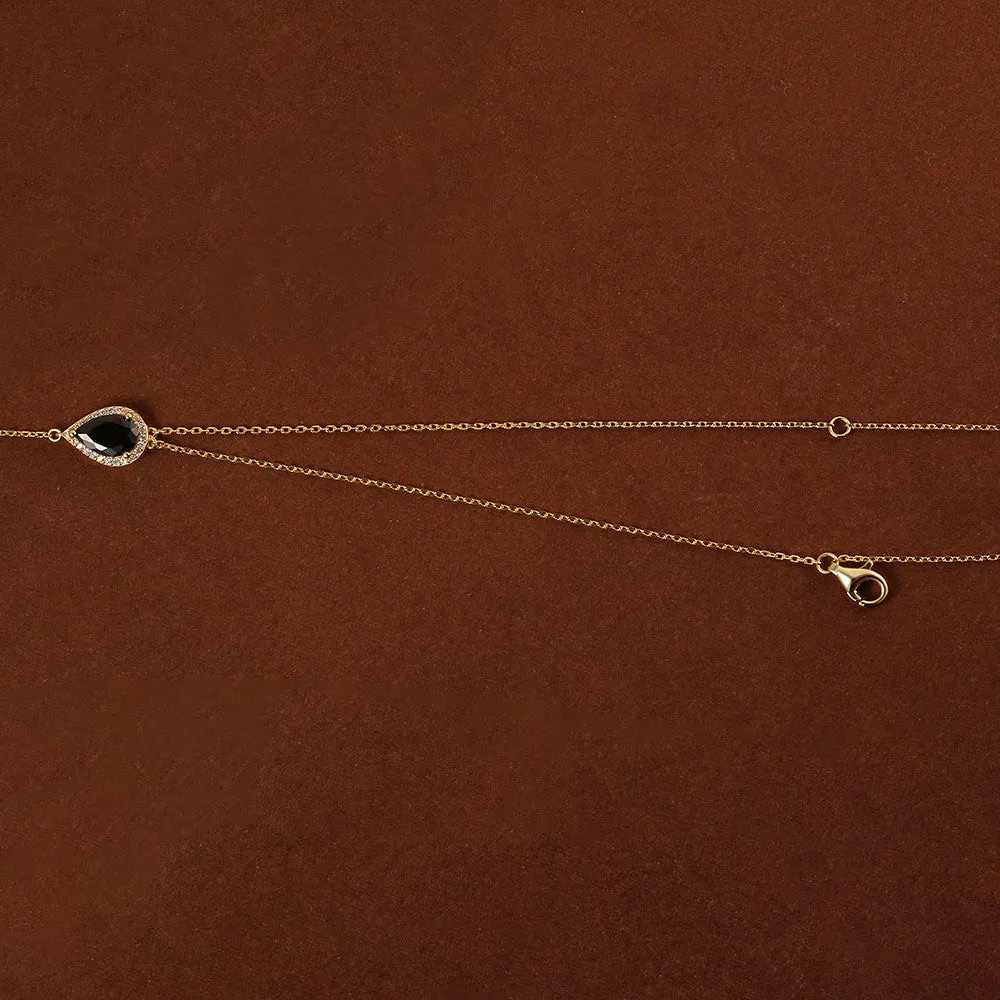 Gemstone Hand Chain Bracelet