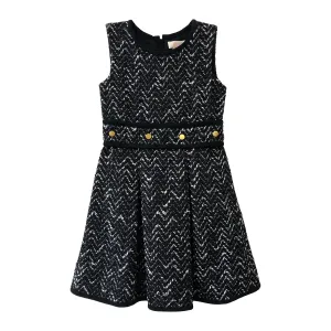 Girls Sameera Dress - Black