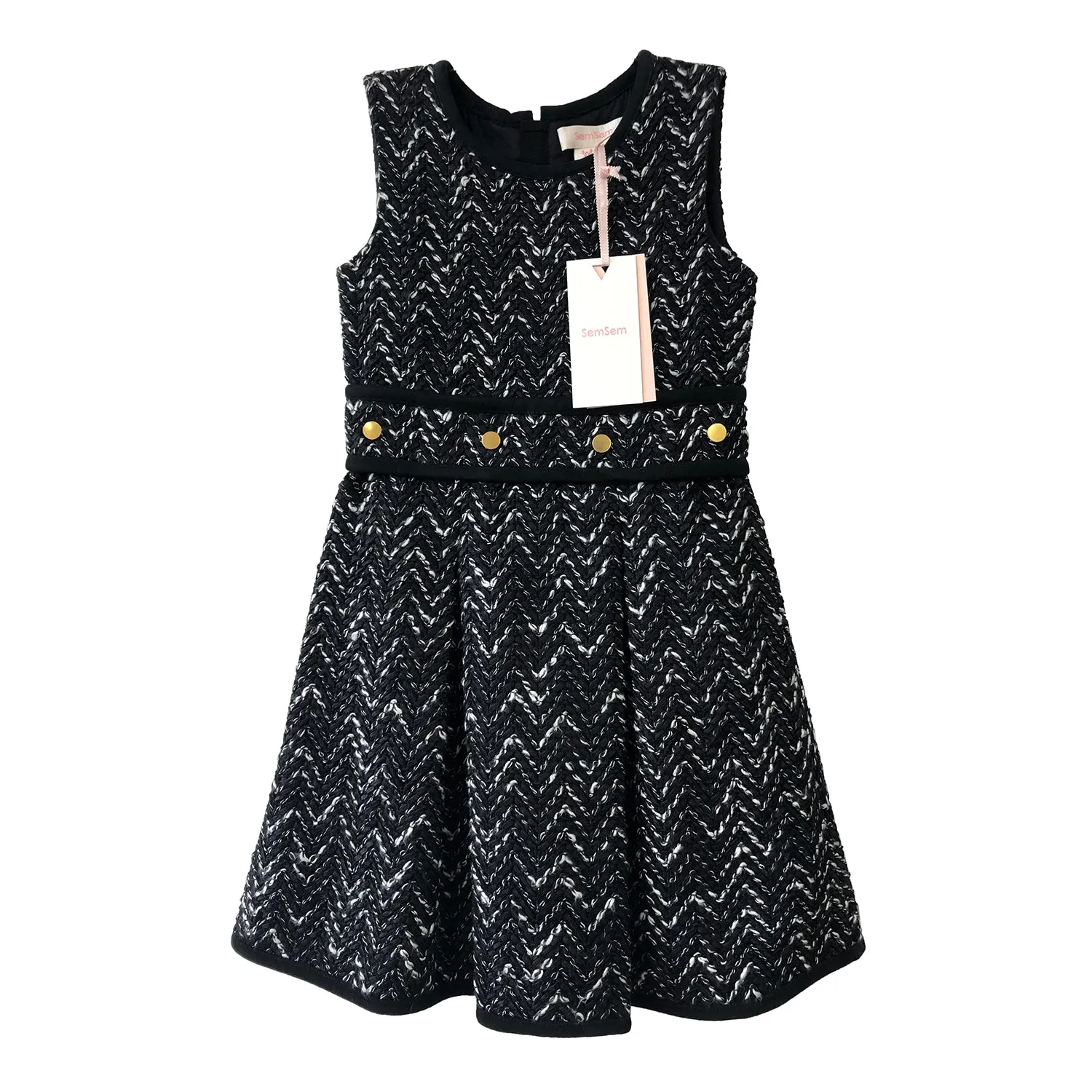 Girls Sameera Dress - Black