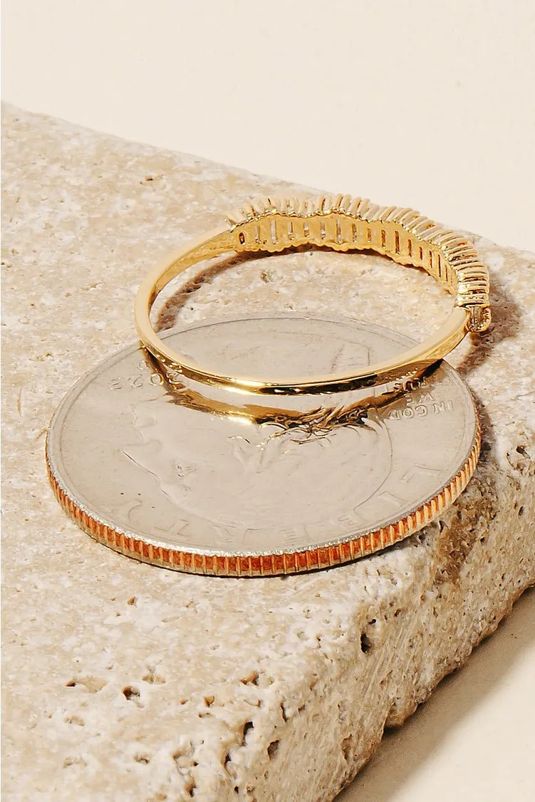 Gold Metallic Ring
