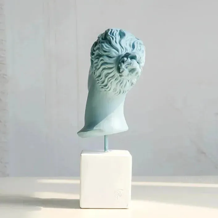Greek Goddess of Hunting Colored Sculpture