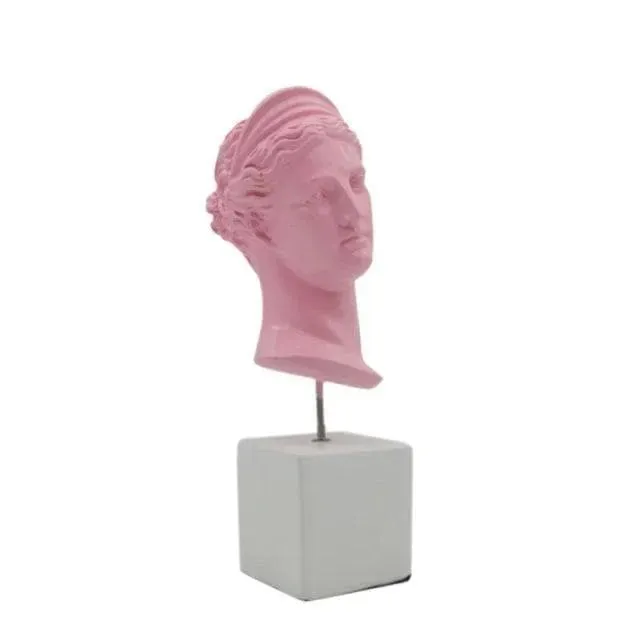 Greek Goddess of Hunting Colored Sculpture
