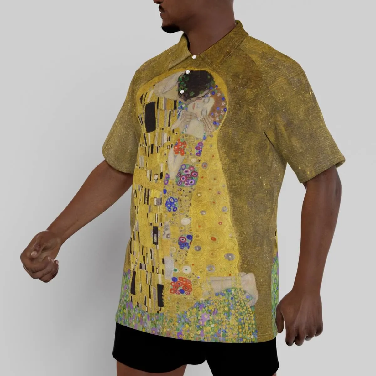 Gustav Klimt The Kiss Polo Shirt