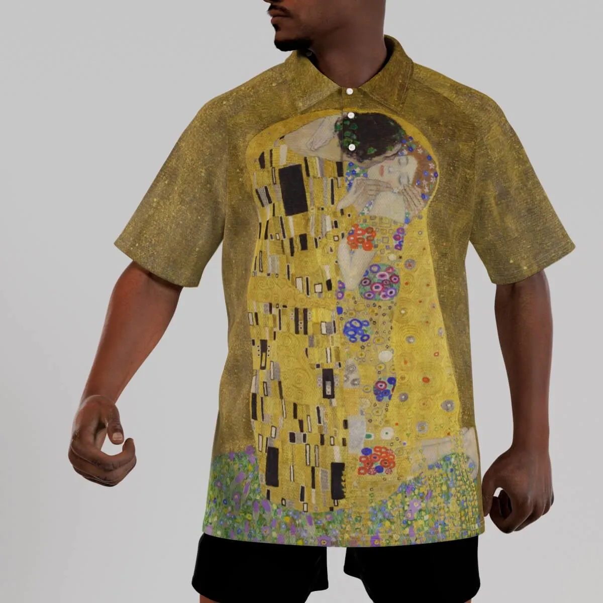 Gustav Klimt The Kiss Polo Shirt