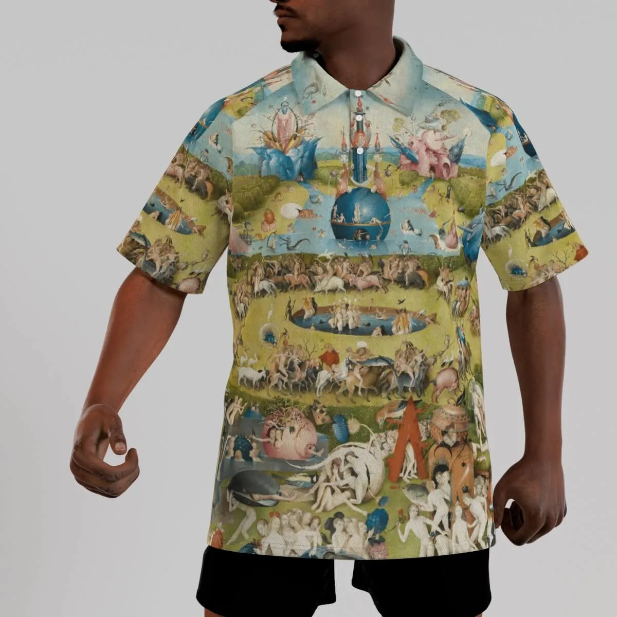 Hieronymus Bosch The Garden of Earthly Delights Polo Shirt