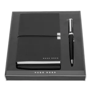 HUGO BOSS HPBM252A-Set HUGO BOSS (ballpoint pen & note pad A6)