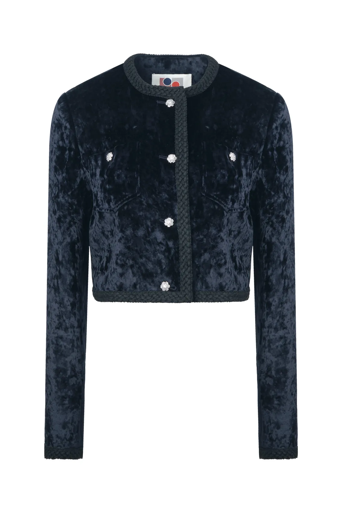 ICE FLORAL VELVET JACKET