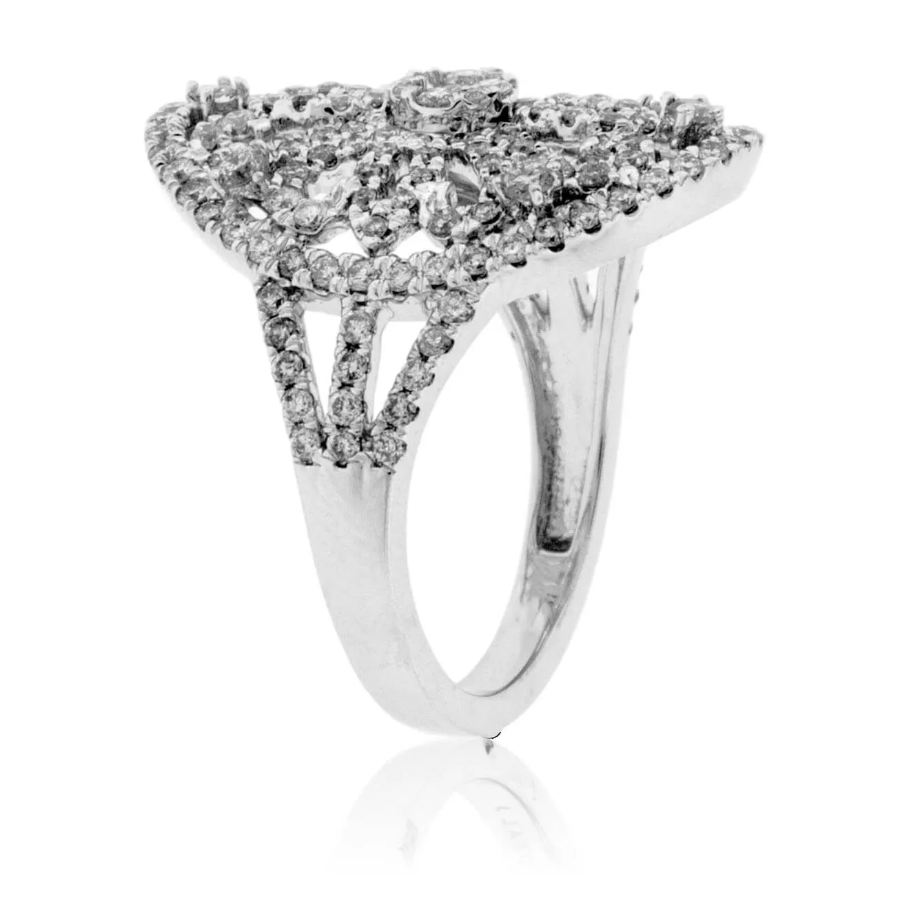 Intricate Bold Diamond Ring