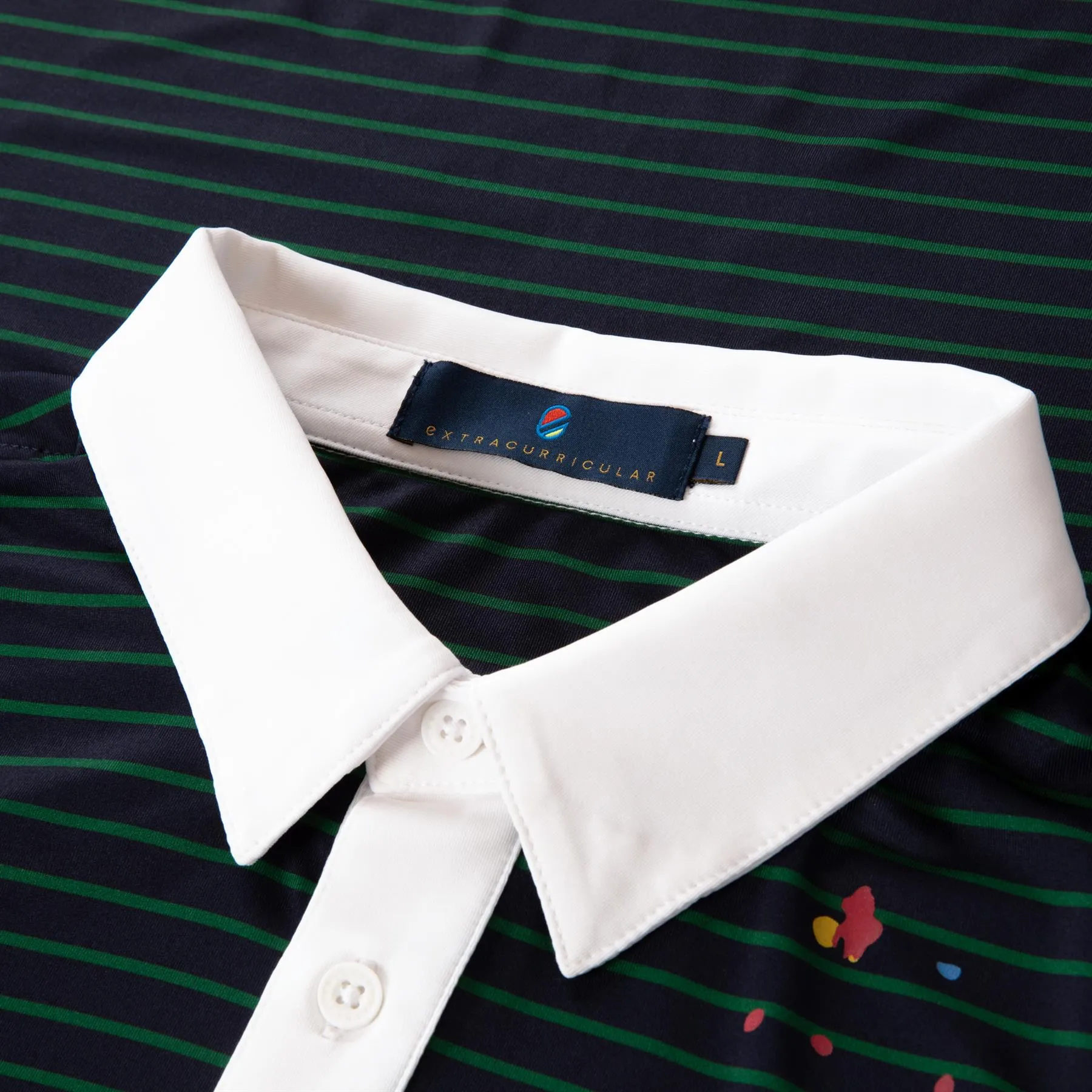Jackson Polo Eden Green Stripe