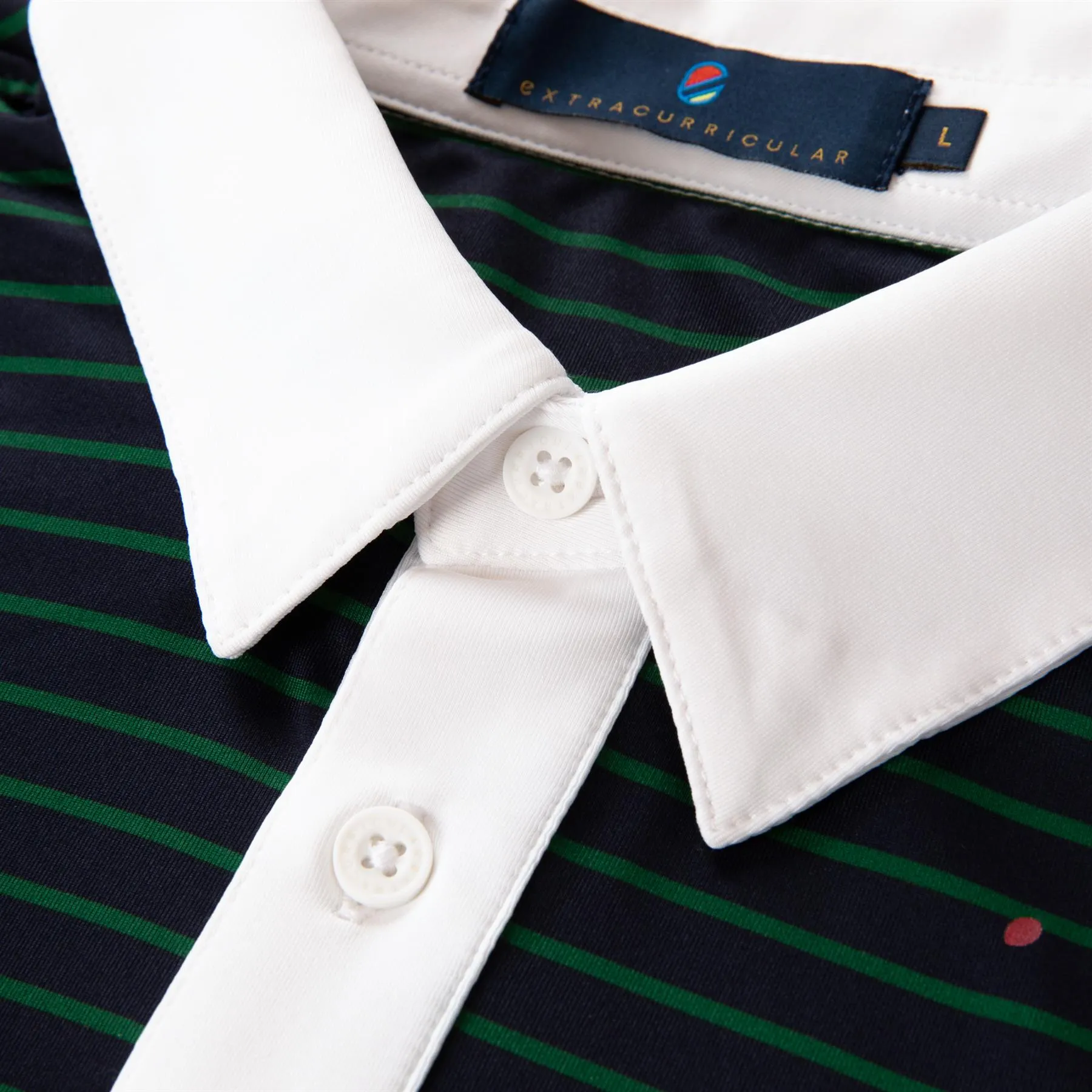 Jackson Polo Eden Green Stripe