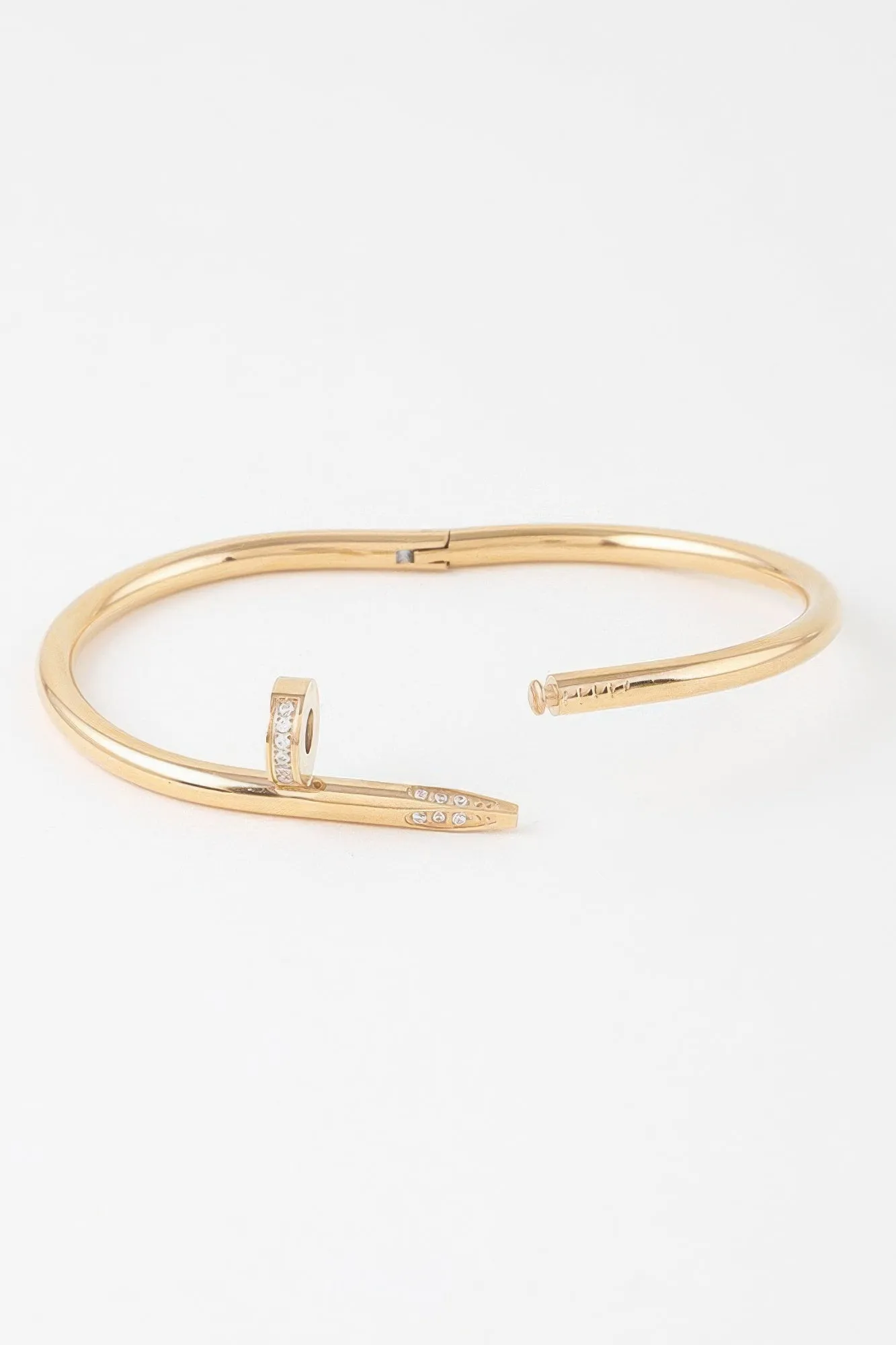Jeweled Nail Around Bracelet