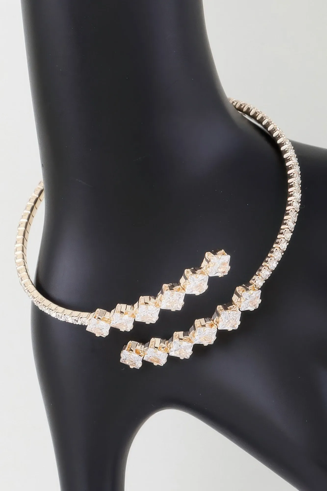 Jeweled Shiny Star Wrap Bracelet