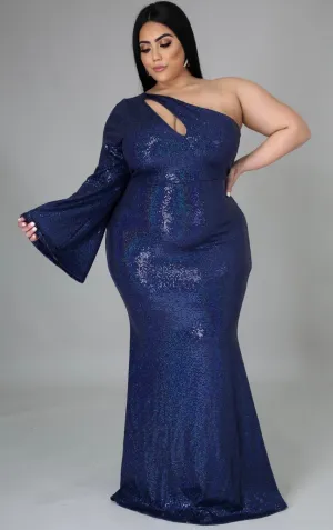 Joyce Blue Dress