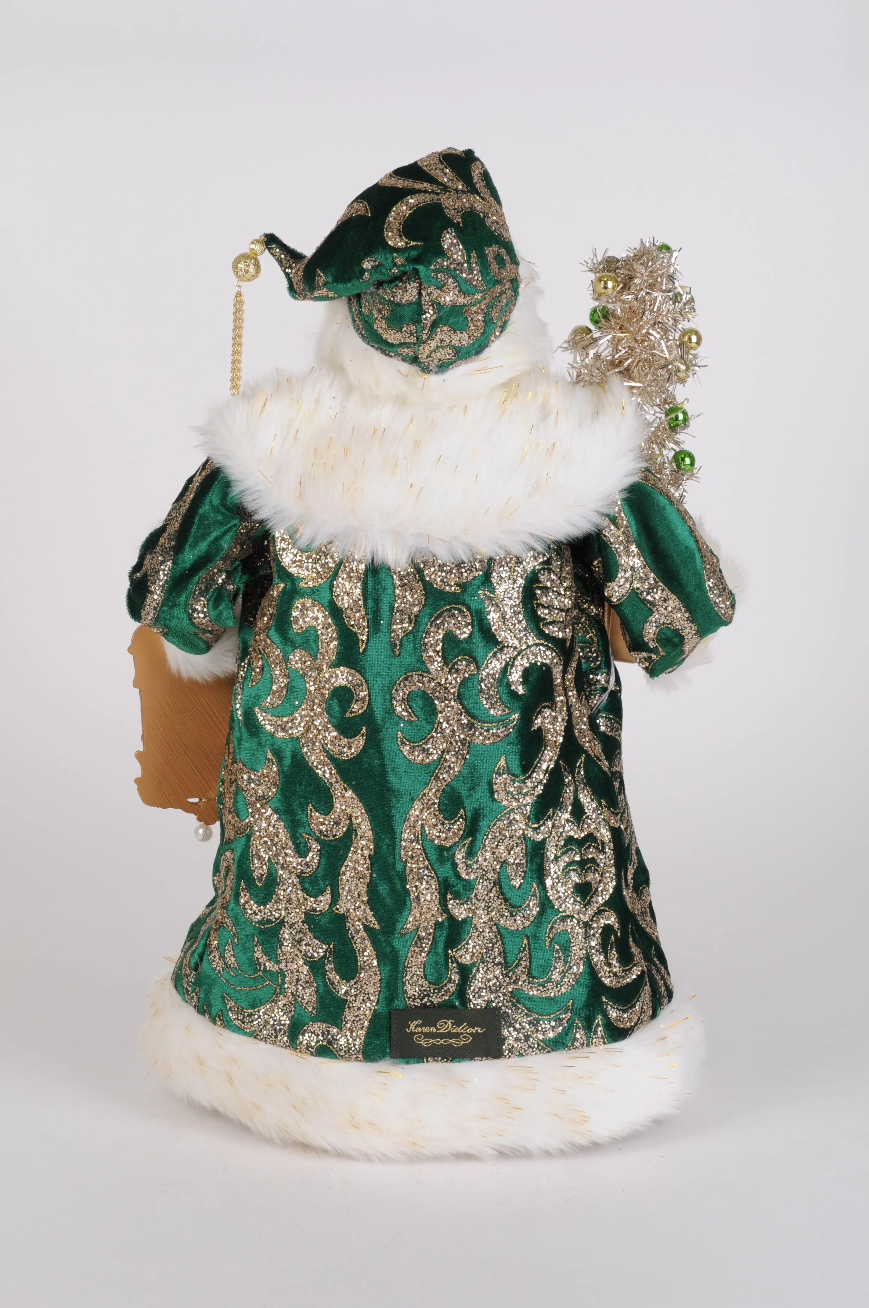 Karen Didion Christmas Jade Elegance Santa