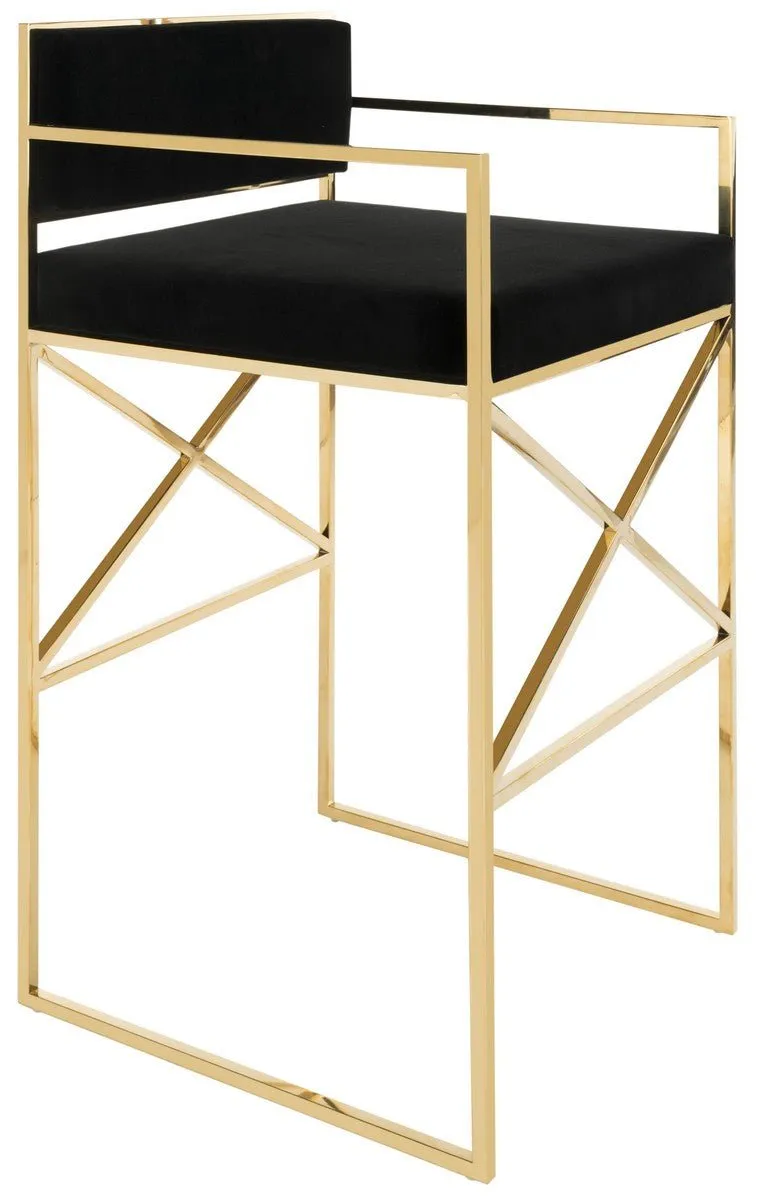 Kian Velvet Directors Stool- SFV3502A
