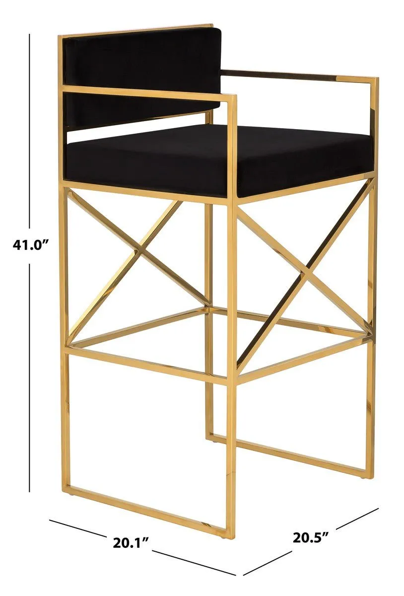 Kian Velvet Directors Stool- SFV3502A