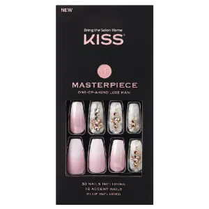 KISS Masterpiece Kitty Gurl  One-Of-Kind Luxe Main KMN01 (30 Including Nails)