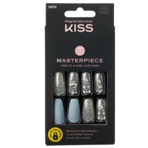 KISS Masterpiece Kitty Gurl  One-Of-Kind Luxe Main KMN03 (30 Including Nails) P GF TRENDY TOENAILS - PERFECT MATCH GDCT01